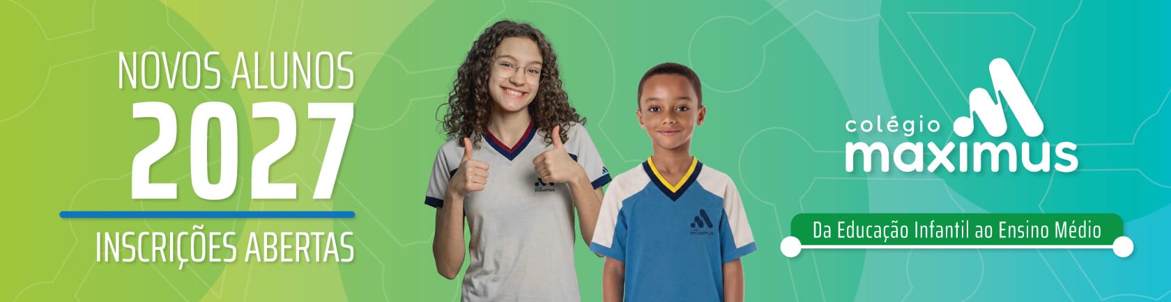 Cadastro de Interesse 2027 - Novos Alunos - Inscrições Abertas - Colégio Maximus