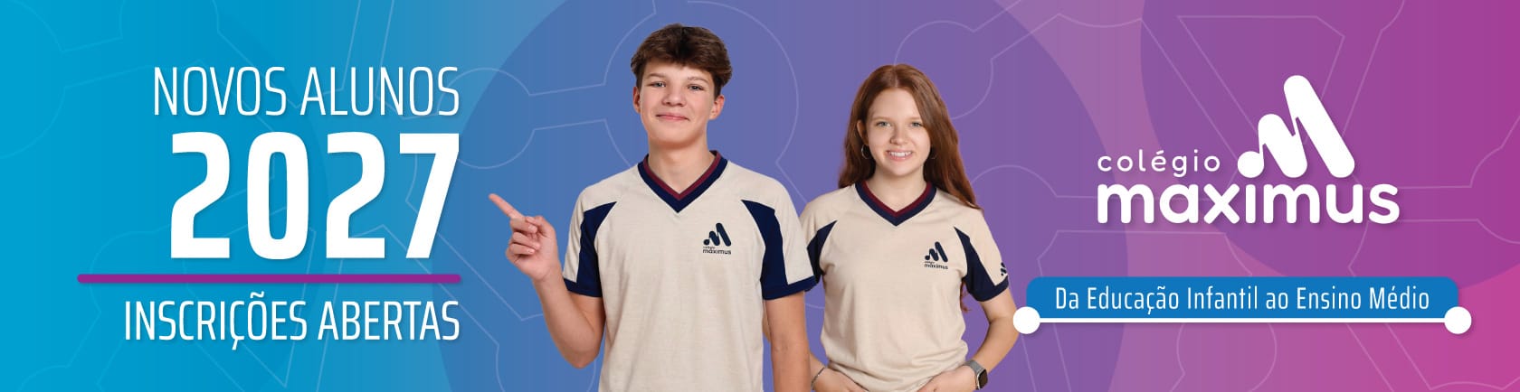Cadastro de Interesse 2027 - Novos Alunos - Inscrições Abertas no Colégio Maximus Cadastro de Interesse 2027 - Novos Alunos - Inscrições Abertas - Colégio Maximus